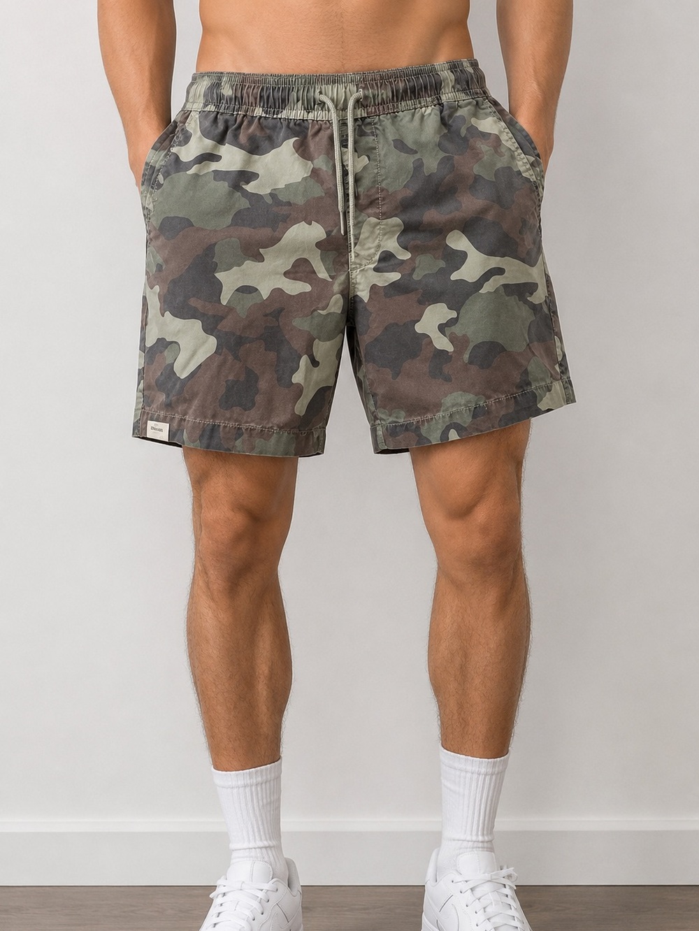 No Boundaries Camo Drawstring Shorts L 36-38 Streetwear NWT